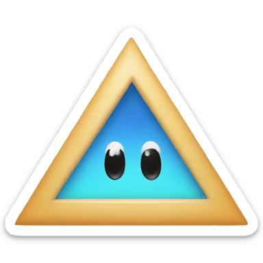triangle sticker