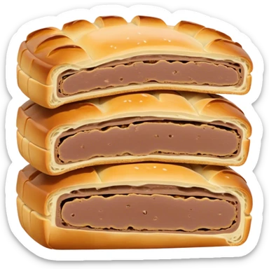 Tranche de pâté en croûte sticker