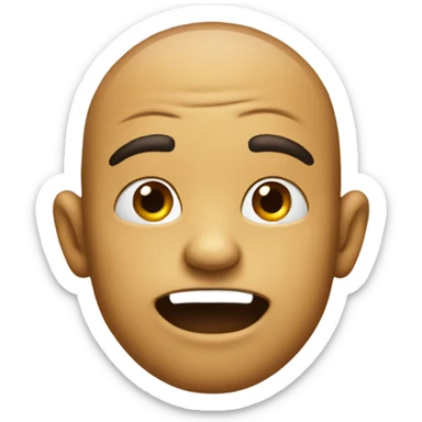 a emoji biting his lip  sticker