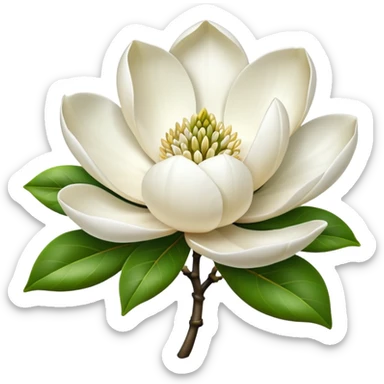 Magnolia,Foliage sticker