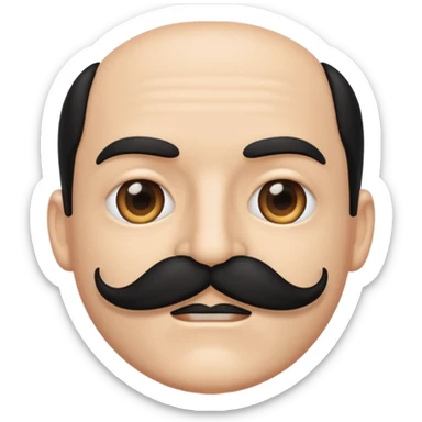 moustache template sticker