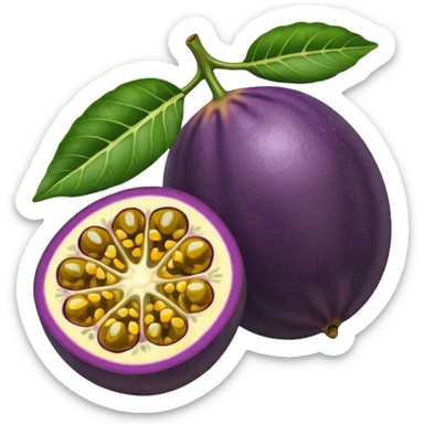passion fruit sticker
