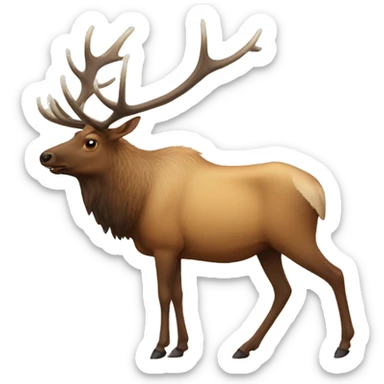 Elk sticker