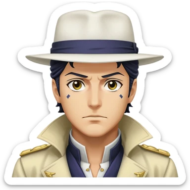 Jotaro from JoJo's bizarre adventure sticker