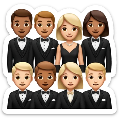 a people with lots of money sticker