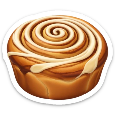 Swedish cinnamon bun sticker
