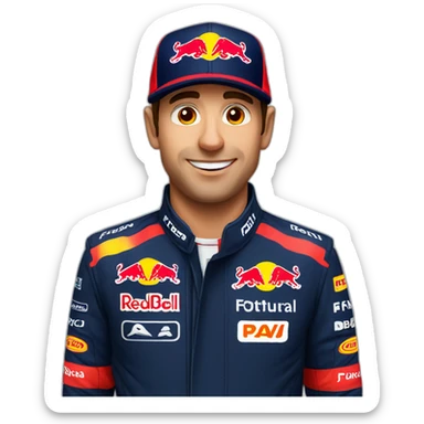 f1 redbull sticker