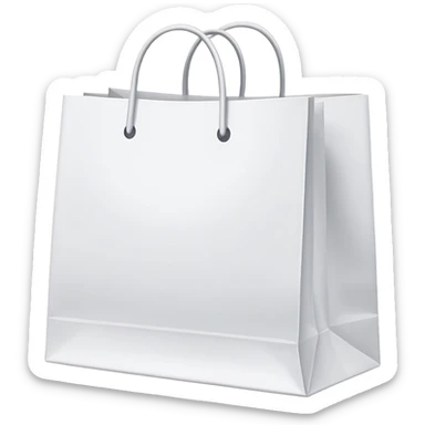 white shopping bags 




 sticker