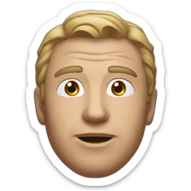 Sam Ace Rosthein Face from Casino movie sticker