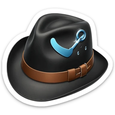 Black hat 🧢 sticker