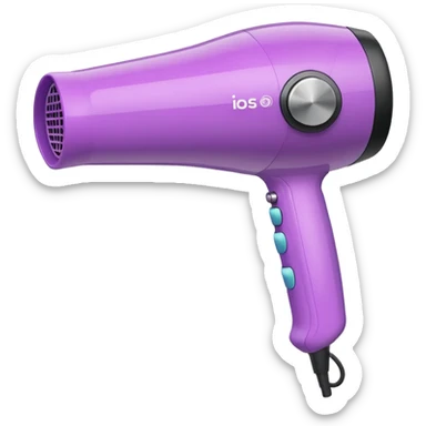 Cute Hair dryer, different designs and pattern sticker