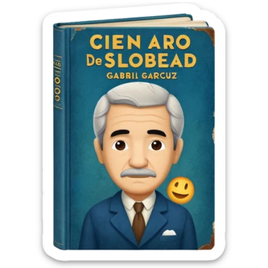 Cien años de soledad libro gabriel garcia marquez sticker