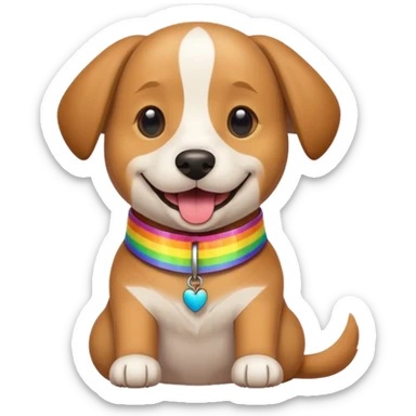 Gay dog  sticker