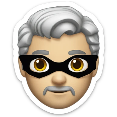 Ben Affleck in costume on Batman sticker