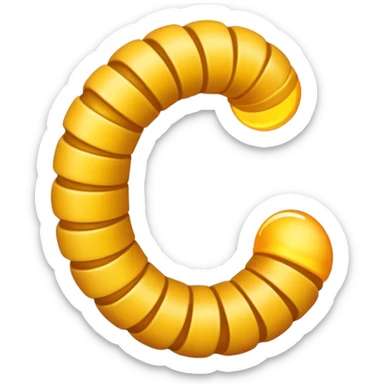 I need something that looks like mRNA. mRNA is single stranded DNA. So it should be half of a double helix sticker