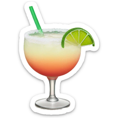 Margarita On the beach sticker