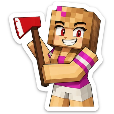 Extract every character from the picture. character including the clothes and accessories they are wearing, and place on a transparent background. Keep the original style and appearance exactly the same. and separately give me the each character picture. There is 3 character in this image. there is two dog

 sticker