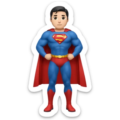 super man full body sticker