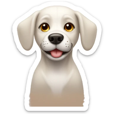 Dog saying Good morning  sticker