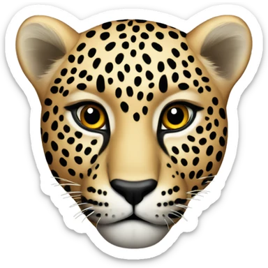 leopard  sticker