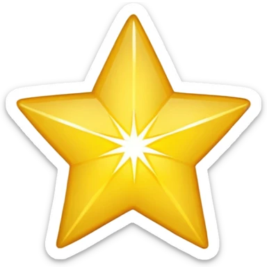 A SINGLE STAR  sticker
