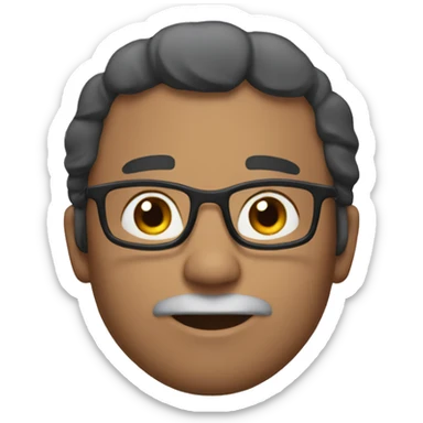 moe” animation character sticker