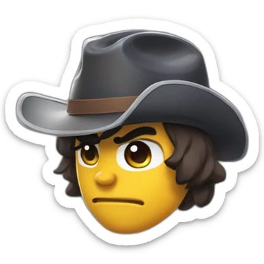 Colt dans Brawl star qui fait un cœur  sticker