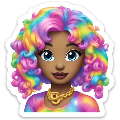 Lisa frank vibe  sticker