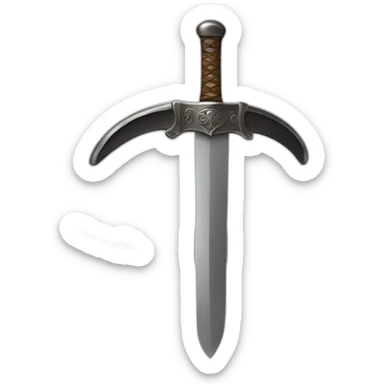 Tête de ouf y sur un sabre sticker