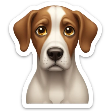 concentrated dog sticker