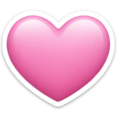 Pink heart sticker
