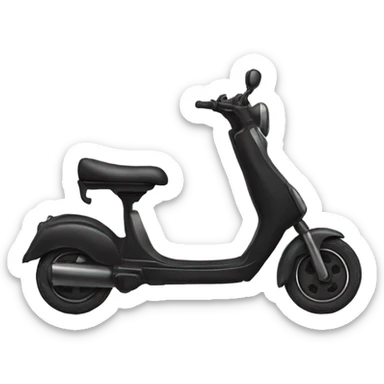 black Stunt scooter sticker