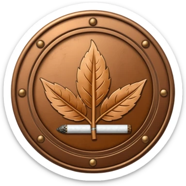  Badge of tobacco sticker