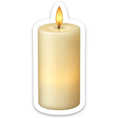 Decorative Wax Candle  sticker