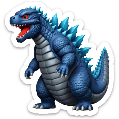 Godzilla sticker