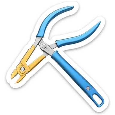 bent nose Pliers sticker