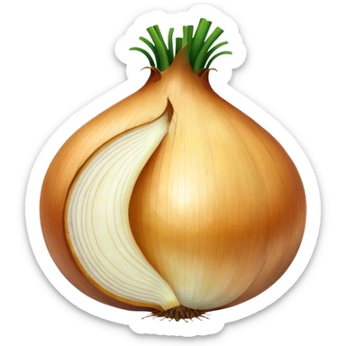 inside of an onion sticker