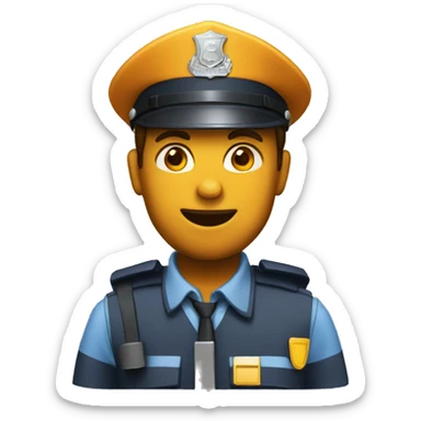 traffic warden sticker