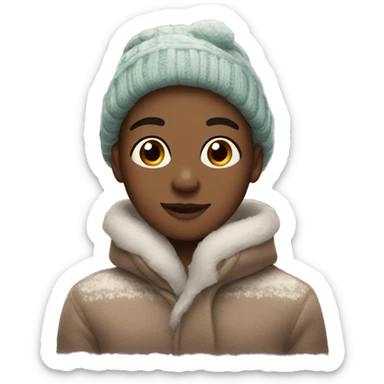 christmas cozy vibes sticker