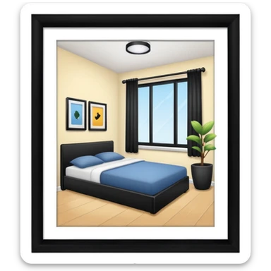 order in the room sticker