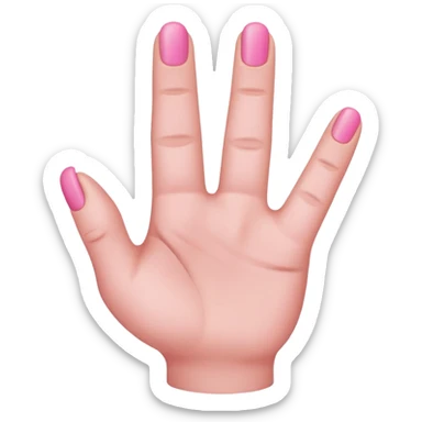 Make a emoji of a very small finger  sticker