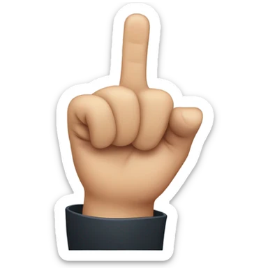 index finger hand emoji sticker