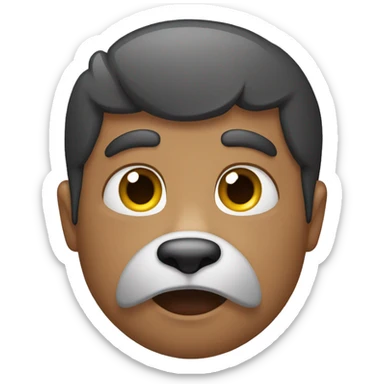 Oso con anteojos sticker