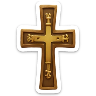 Orthodox cross sticker