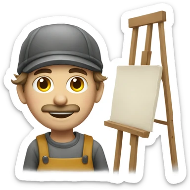 Painter from Austria  sticker