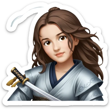 Moonlit Samurai sticker