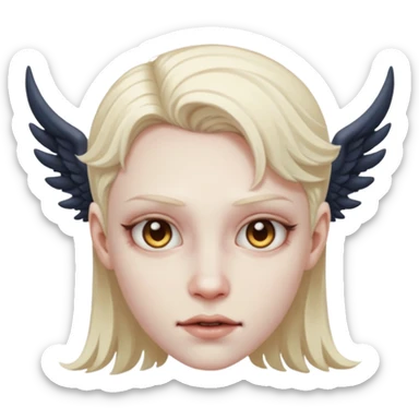Meio anjo meio demonio sticker