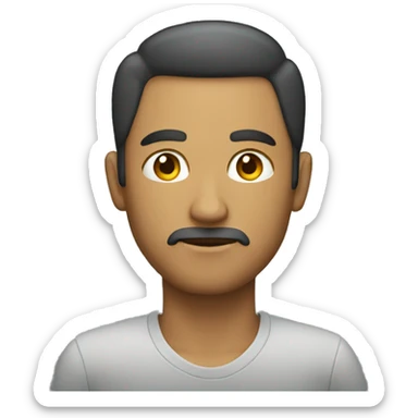 think a man long shot sticker