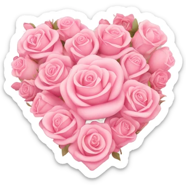 valentine pink sticker