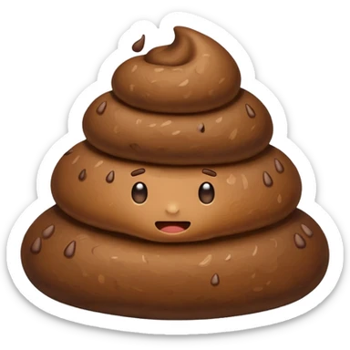 smelly poop sticker